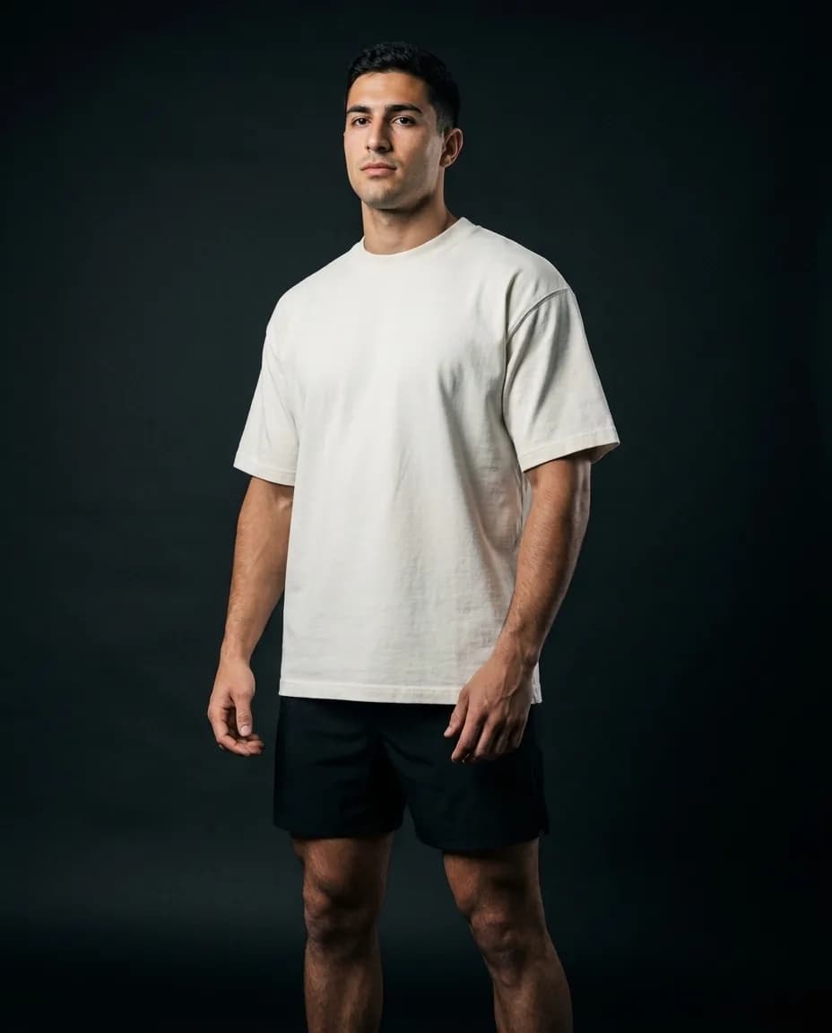 OVERSIZED HEAVYWEIGHT TEE, beeld 1