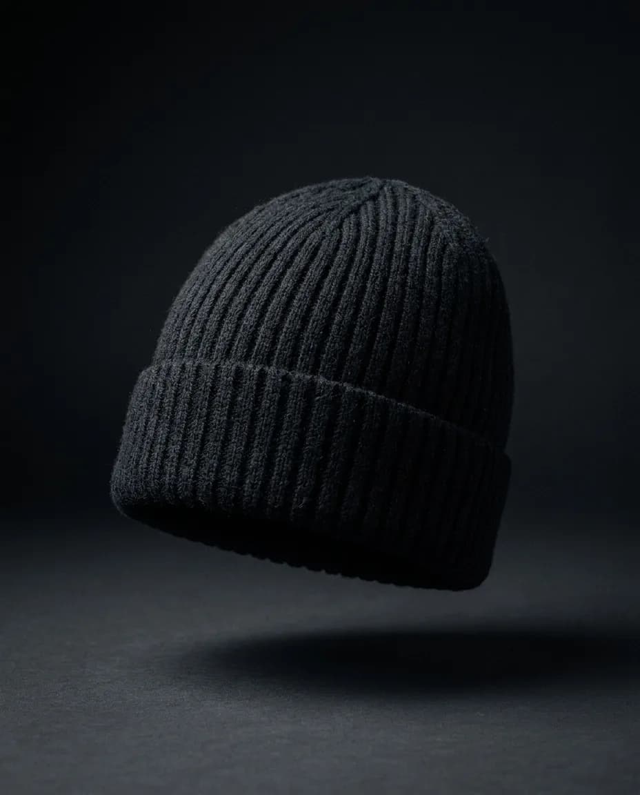 RIBBED BEANIE